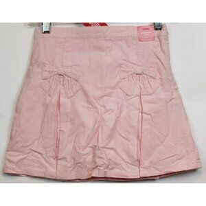 NWT 2005 Gymboree It's a Girl Thing Pink Corduroy Skort sz 10 12 Bow Pleats Cute